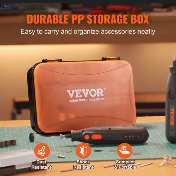 Rotary Tool Accessories Kit, 357 DELAR, Universell Kompatibilitet,DCA3571