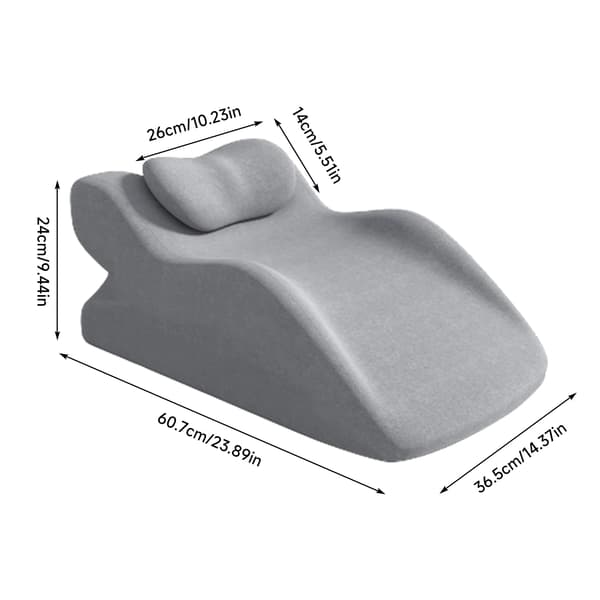 Kilkudde, Ergonomiskt Stöd, Justerbara Vinklar,Grå