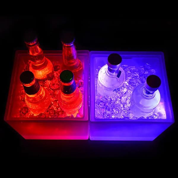 Ishink, RGB LED-belysning, 3,5L kapacitet,VIT