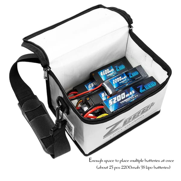 Batteriskyddsbag, Brandsäker Design, Bärbar Förvaring,Som visas