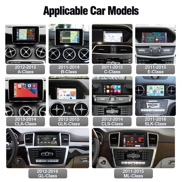 Trådløs Carplay Android Auto Modul, Multimedia Afspilning, Kamerastøtte,Becker til NTG4.5