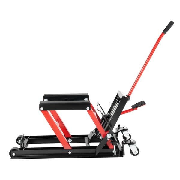Motorcykellift, hydraulisk mekanisme, tung konstruktion,sort