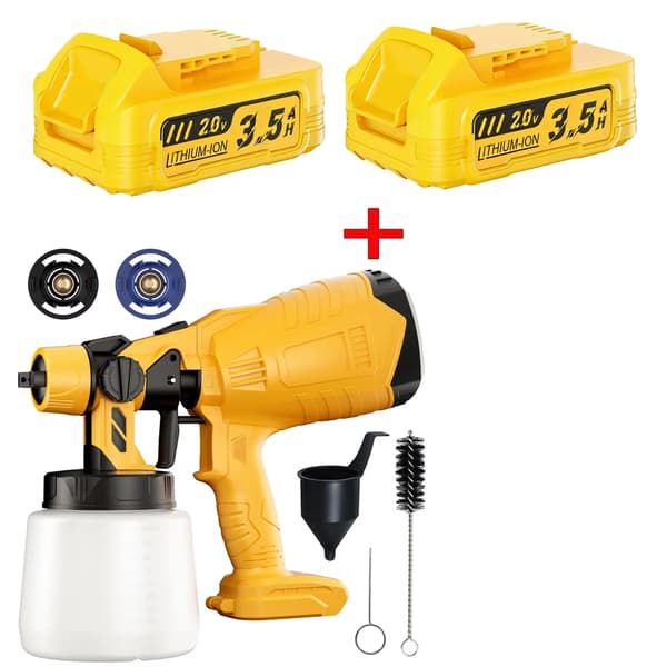 Målarpistol, ergonomisk design, justerbara sprutmönster, GRÅ