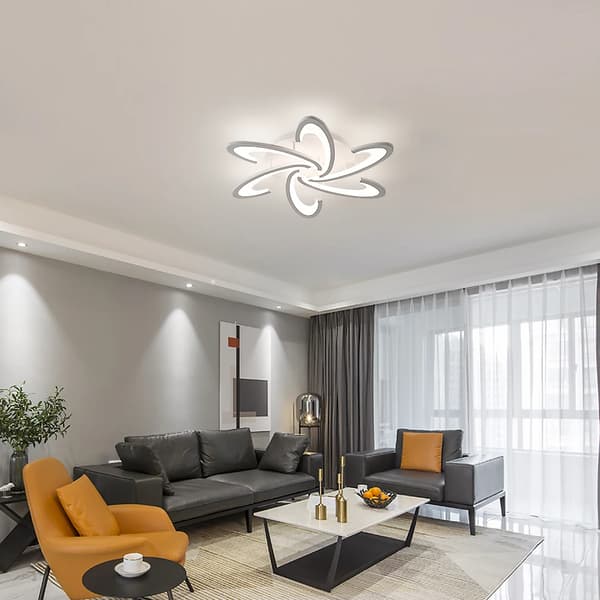 Loftlampe, Moderne Design, Dæmpbar Funktion,Hvid, L