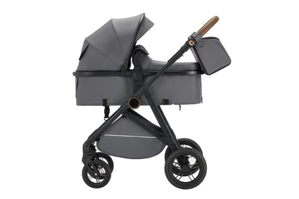 Barnvagn, 2-i-1 Mångsidigt System, Hög Landskapsdesign,Mörkgrå