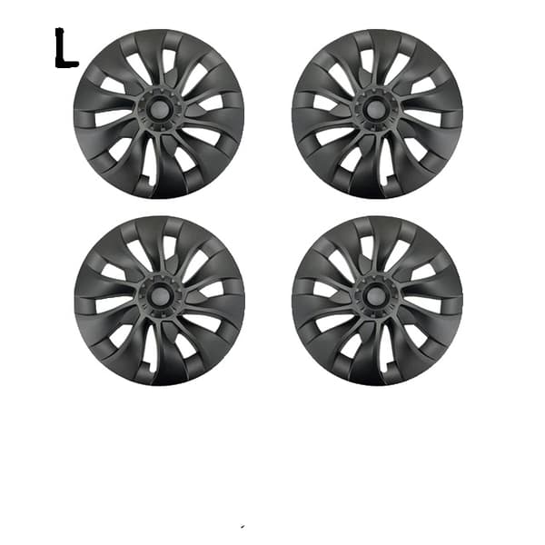 Tesla Model 3 Hub Cap, Performance Udskiftning, Fuld Fælgdæksel, Mat Sort