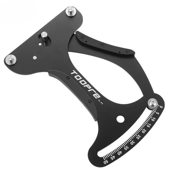 Cykel Eger Tension Meter, Aluminiumlegering, Præcise Målinger,sort