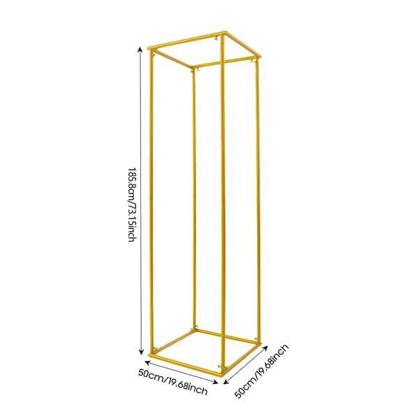 Bryllupsblomsterstand, Elegant Midtpunkt, Alsidig Dekoration,Guld