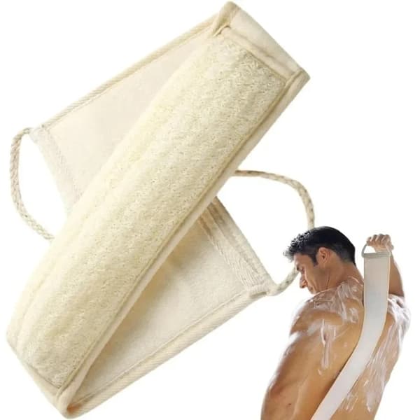 Ryggskrubb, Lång Design, Loofah Material,1Pc