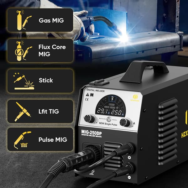 Svejsemaskine, Multi-Process Kapacitet, Intelligent Kontrolsystem,MIG250DP