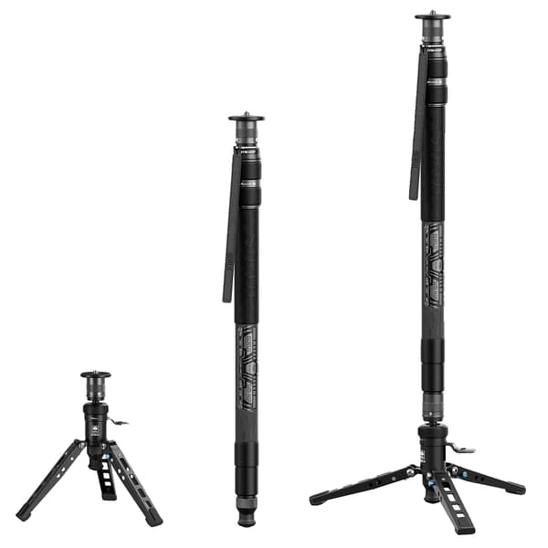Monopod, Kulfiber, 3-i-1 Alsidighed,SVM-145P