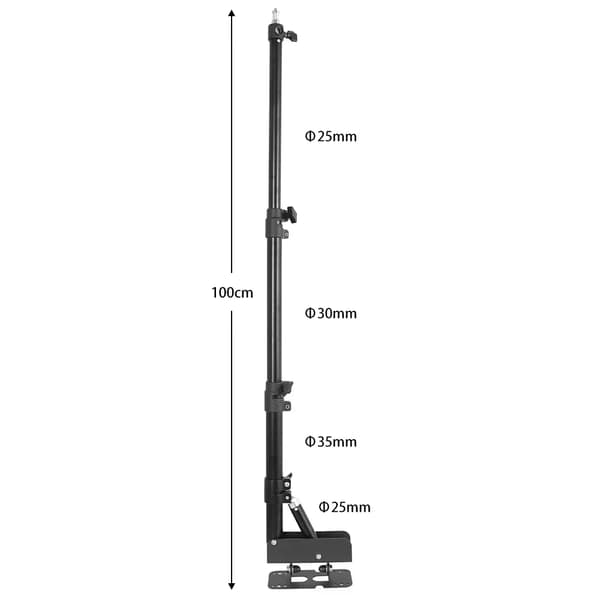 Väggmonterad bomarm, justerbar positionering, robust konstruktion,100cm