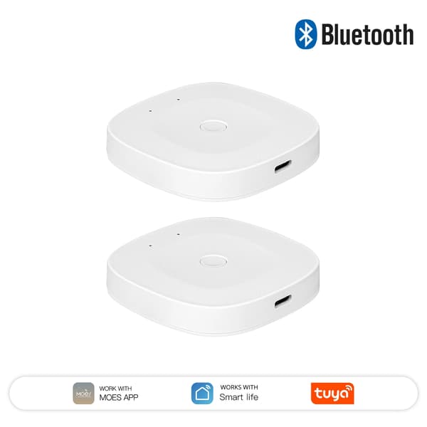 Smart Hem Hub, Bluetooth och ZigBee Stöd, Röststyrning Aktiverad,Bluetooth 2 PCS