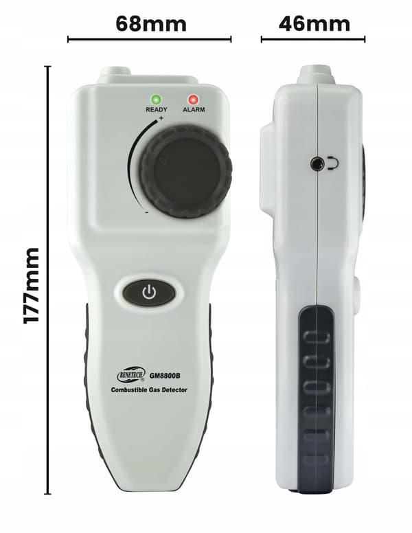 Gassensor, Multigasdetektion, Bärbar och Användarvänlig,VIT