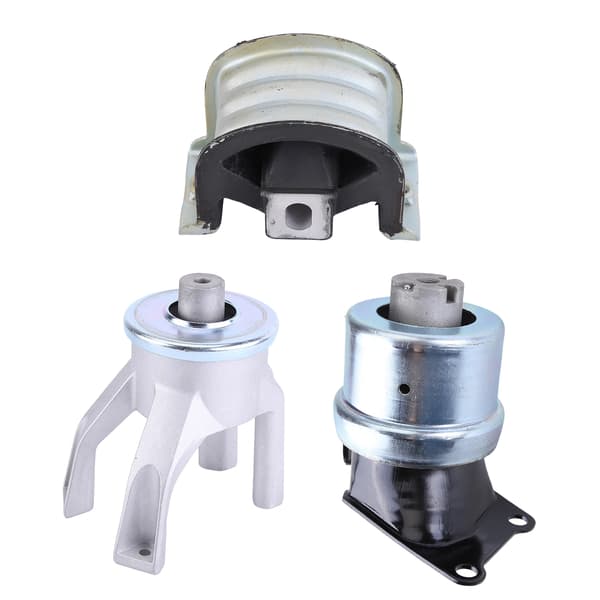 Motorfästen, Hållbart Järn och Gummi, Direkt Ersättning,3PCS