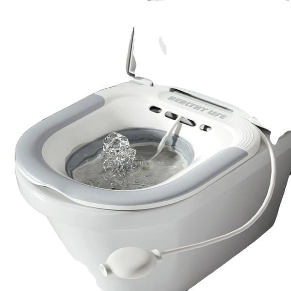 Sitzbad, Ergonomisk Design, Foldbar Bekvemmelighed,GRÅ
