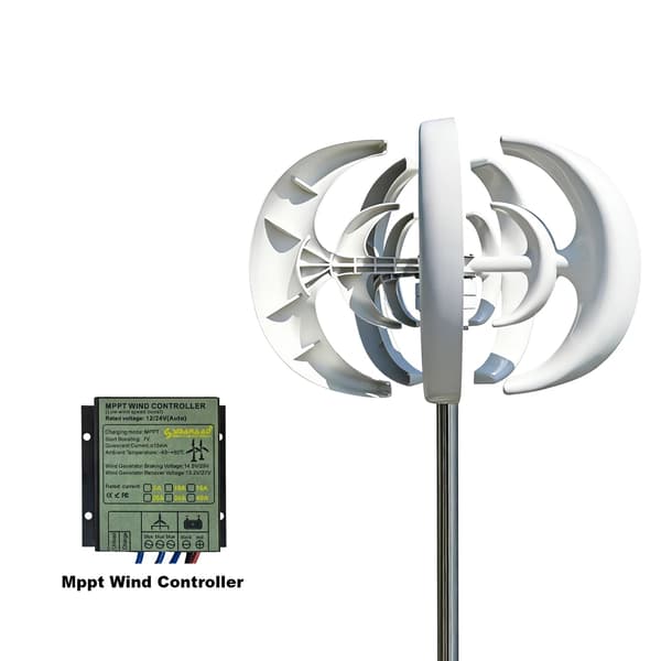 Vertikal Vindmølle Generator, Høj Effektivitet, Holdbart Design,24V, Gratis Mppt Controller-a, 1000W-a