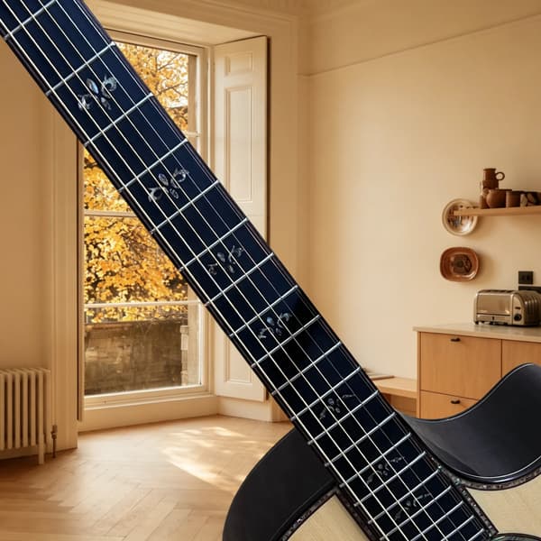 Gitarr, Rosenwood Greppbräda, Klassisk Spelstil,GUL
