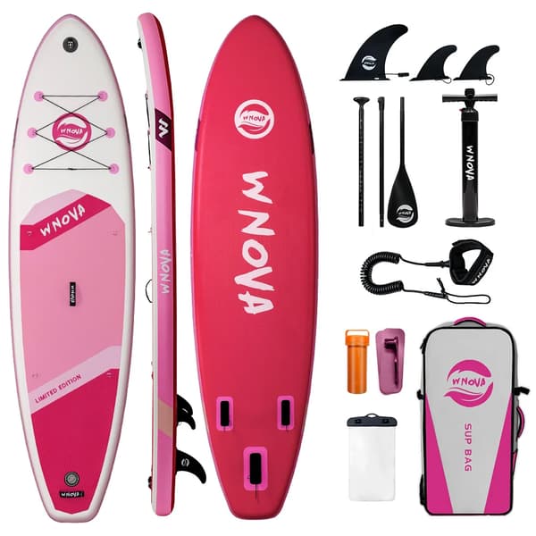 Stand up Paddle, Hållbart Material, Hög Lastkapacitet,W021 Rosa