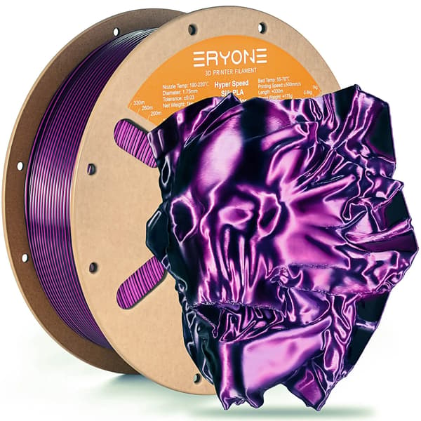 3D-printer filament, høj kvalitet, dual farve,Lilla Sort