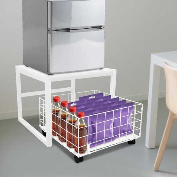 Kylskåpsställ, Robust Konstruktion, Ergonomisk Design,VIT