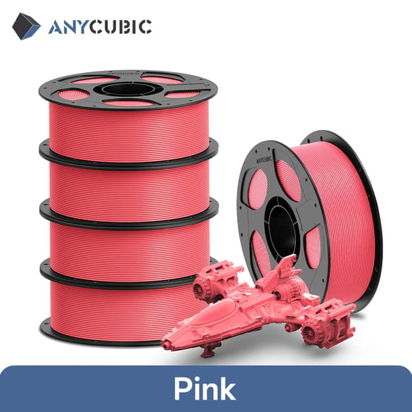 3D Printfilament, PETG Material, Stødresistent,5kg pink