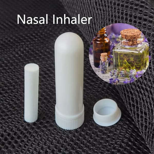 Æterisk olie inhalator, tomme rør, bærbar aromaterapi,HVID