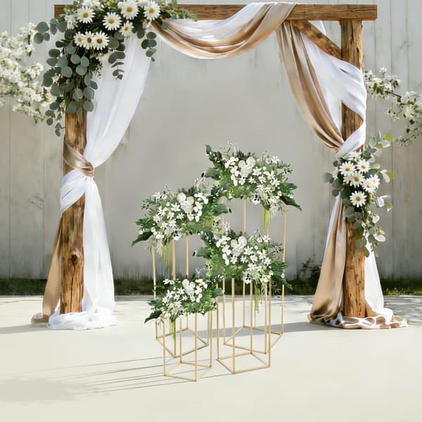 Blomsterstandssæt, Alsidigt til Begivenheder, Elegant Metaldesign,Guld