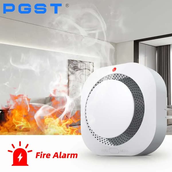 Röksensor, Trådlös Anslutning, Alarmvärd Kompatibilitet,1st