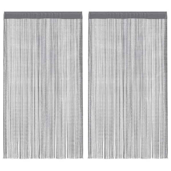 Gardiner, 100% Polyester, Kroginstallation,hær grøn