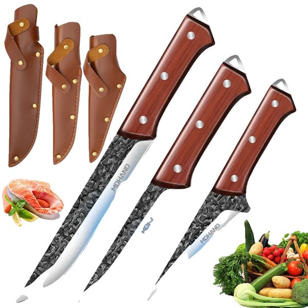 Bønningskniv, Rustfrit Stål, Ergonomisk Håndtag,C