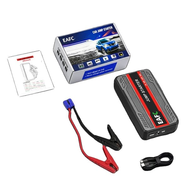 Bil Jump Starter, 600A Toppström, Bärbar Power Bank, Starter-a