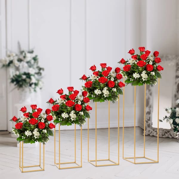 Blomsterkrukke, Geometrisk Design, Holdbar Konstruktion,M