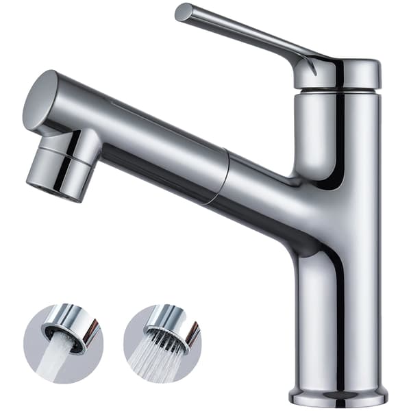 Vaskeskuffe, Utrækbar Funktion, Moderne Design,Rustfrit Stål, Krom, G3/8
