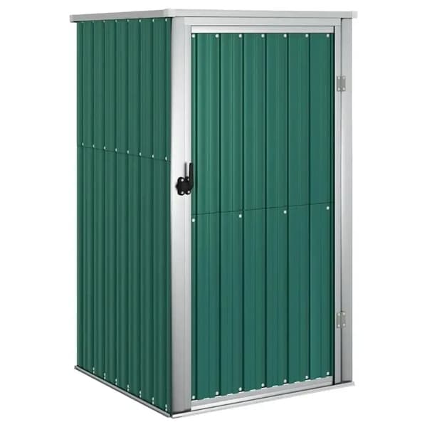 Trädgårdsskjul, Galvaniserat Stål, Vattentät Design,Grön