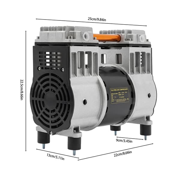 Luftkompressor Pumpehoved, Højtydende, Holdbart Design,980W