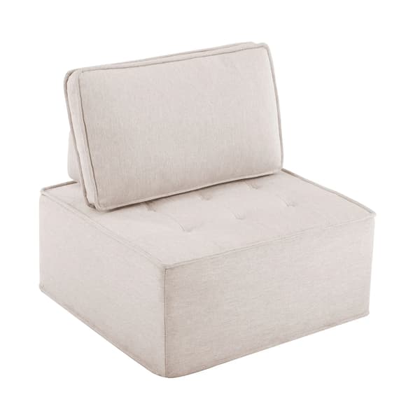 Modulsofa, Kompakt Design, Letvægts Konstruktion,Beige