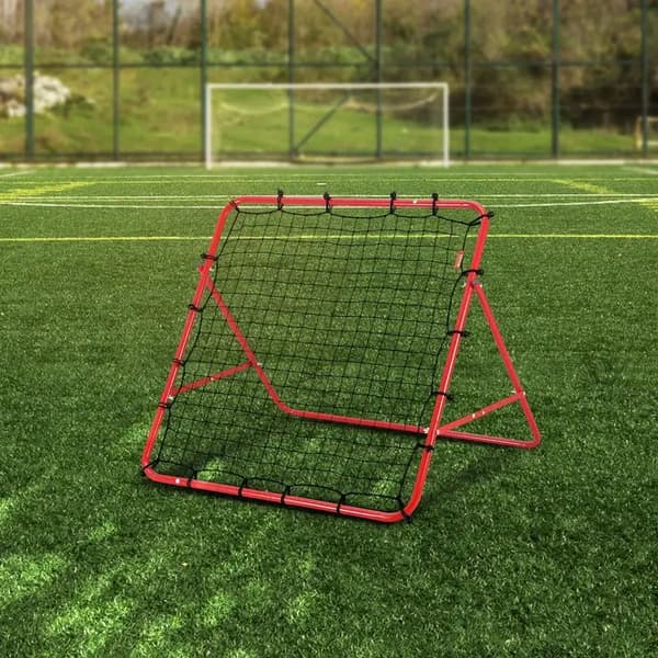 Fodbold Rebound Net, Holdbart, Nem Opsætning,grøn