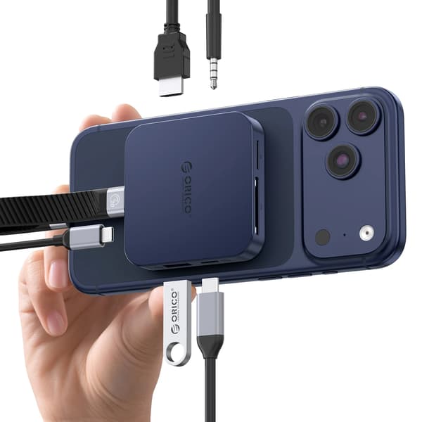 SSD Kabinet, 10Gbps Overførselshastighed, 4K HDMI Udgange,Blå