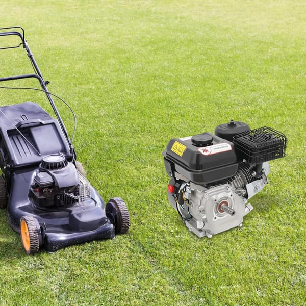 Benzinmotor, 7,5 HK Effekt, 3600 O/min Hastighed,sort