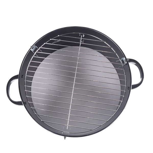 Kulrøggrill, 3-i-1 Design, Justerbare Ventiler,sort