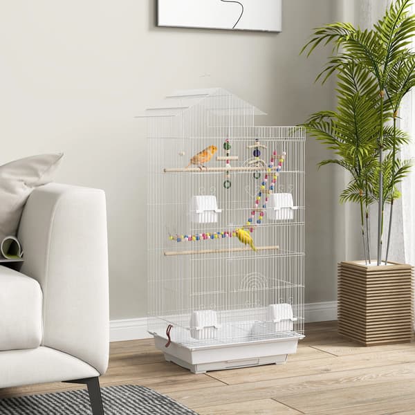 Fuglehus, Flere Adgangspunkter, Holdbart Design,Hvid