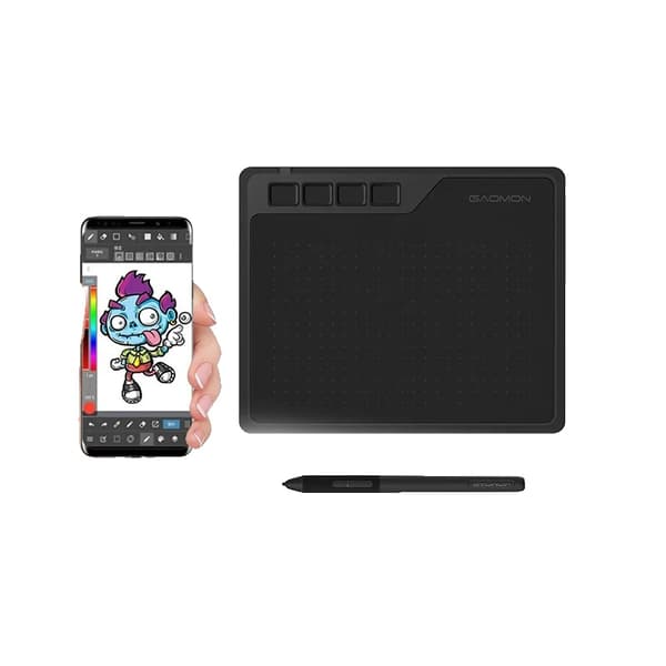 Digital grafiktablet, 8192 trykniveauer, USB-forbindelse,sort