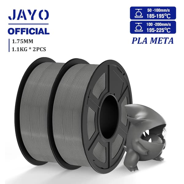 3D-skrivarfilament, PLA-material, 1,75 mm diameter,PLA META Grå