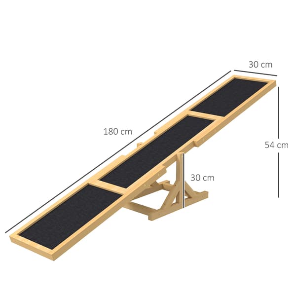 Agility Gungbräda, Hållbart Trä, Halkfri Yta,gul