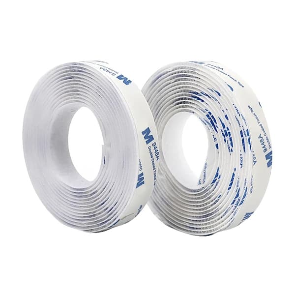 Självhäftande Tejp, Hög Hållbarhet, Mångsidig Tillämpning,Vit 16mm, 1Meter(Hook Loop)-d