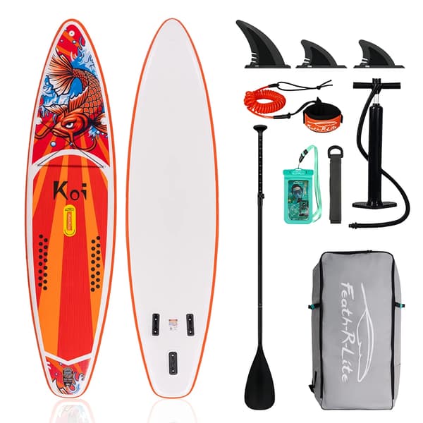 Oppustelig Stand Up Paddle Board, Ultra Stabil Design, Fuld Tilbehørssæt,SUPFR01E
