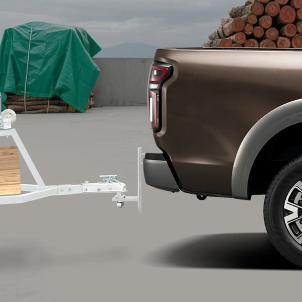 Trailerkrog, Holdbart Design, Nem Installation,Sølv