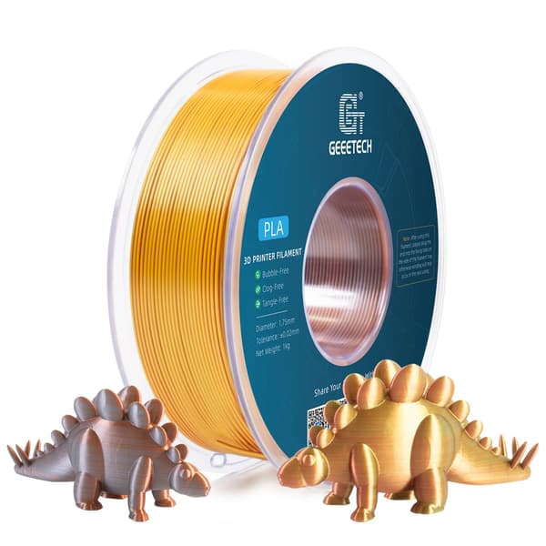 3D Filament, PLA Material, Forbedring af Styrke,Guld Sølv Kobber