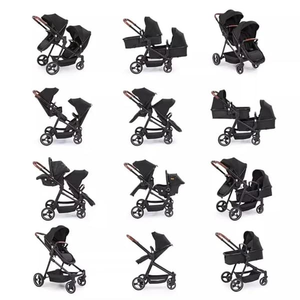Barnvagn, kompakt bärvagn, hopfällbar, lättviktig,MULTI